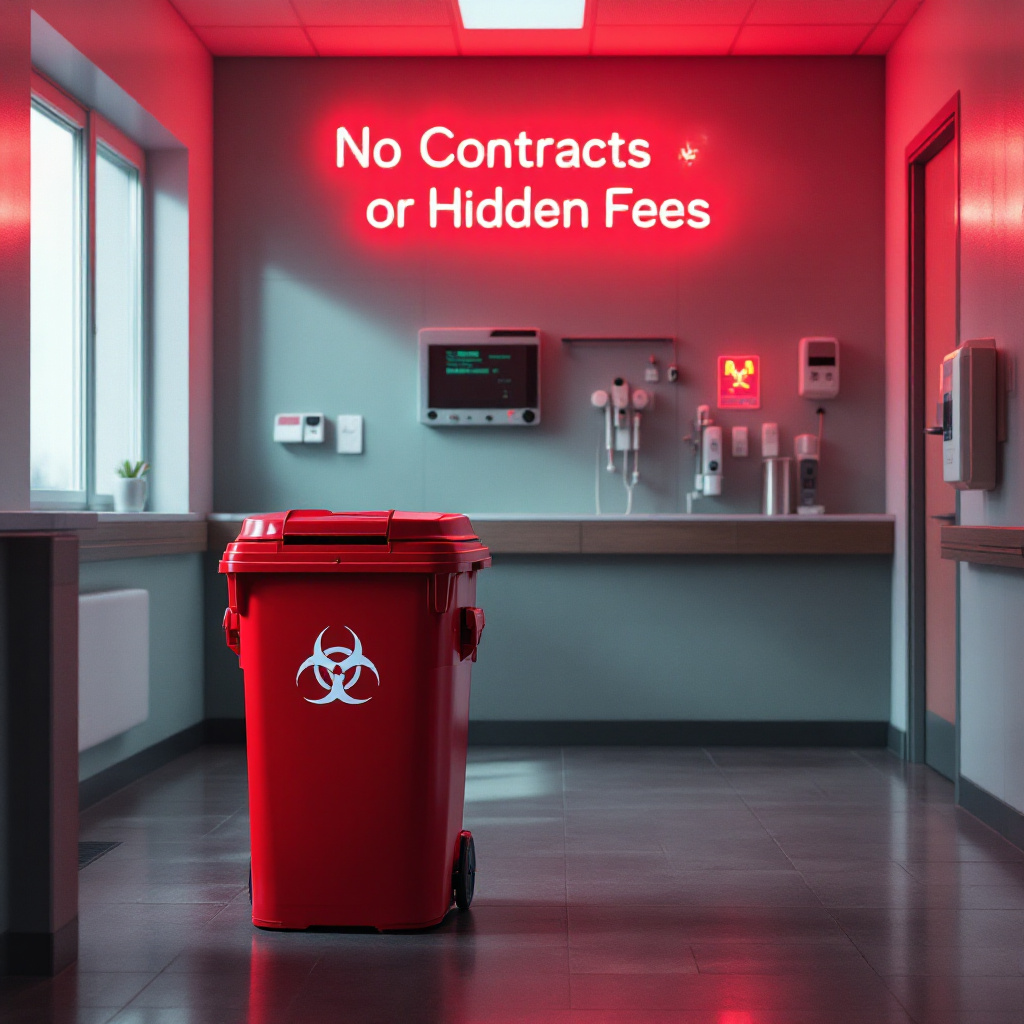 no contract medical waste disposal